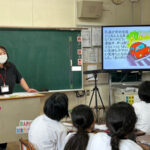 宮小学校での介護講話と体験活動